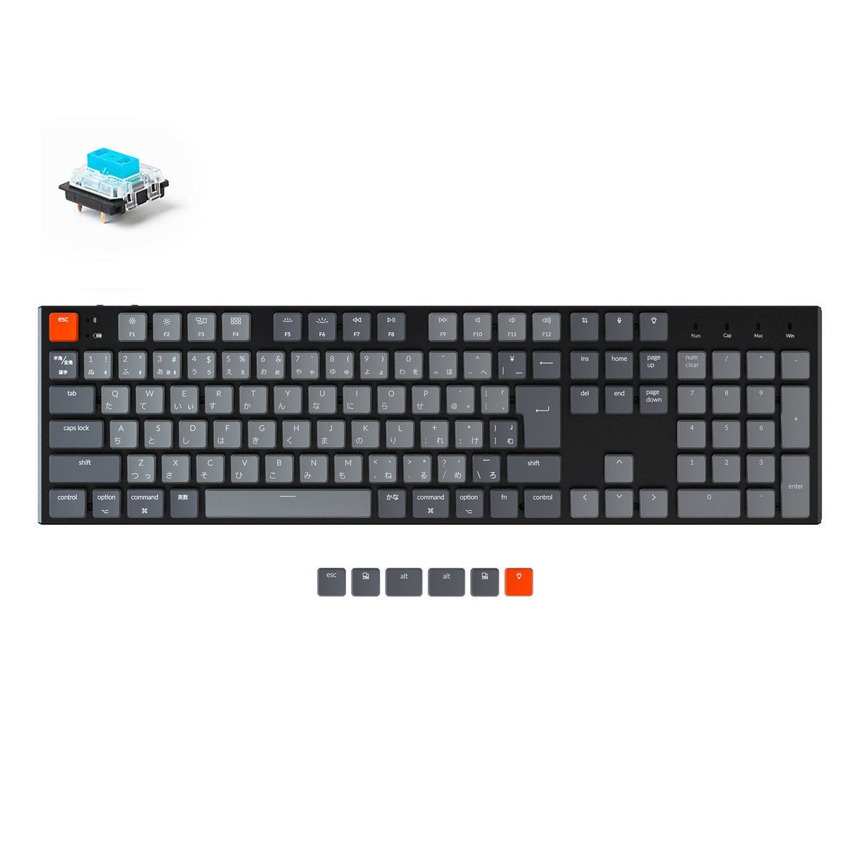 Keychron K1 Wireless Mechanical Keyboard (Japan JIS Layout) - Version 4