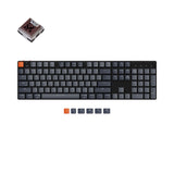 Keychron K5 SE Ultra Slim Low Profile Wireless Mechanical Keyboard For Mac Windows White Backlight Hot Swappable Keychron Optical Switch Brown