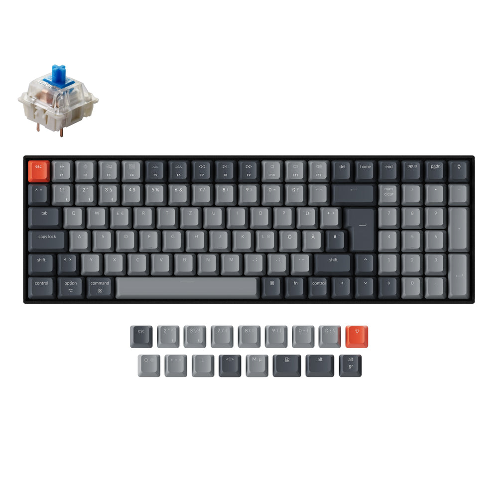 Keychron K4 Wireless Mechanical Keyboard (German ISO-DE Layout) - Vers ...