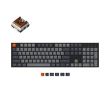 keychron k5 wired wireless low profile mechanical keyboard rgb backlight gateron optical switch brown mac and windows